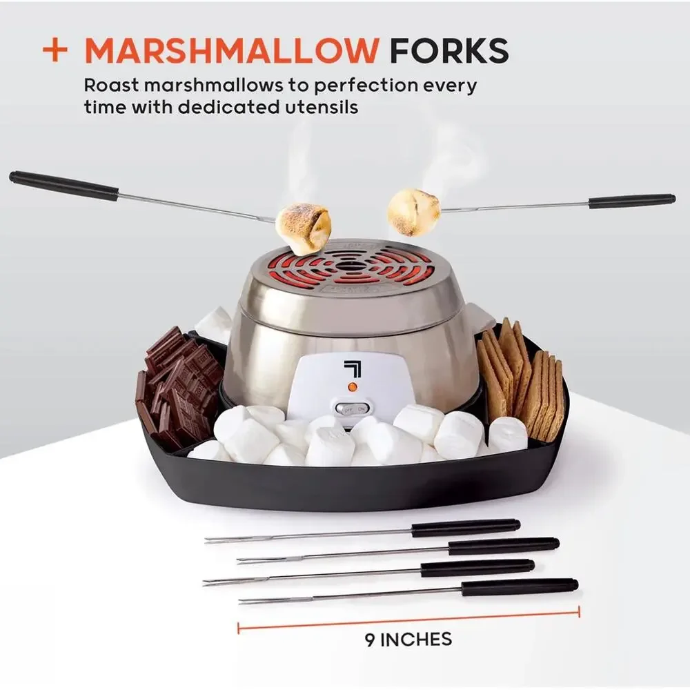 NEW! Sharper Image Electric Tabletop S’mores Maker - New In Box